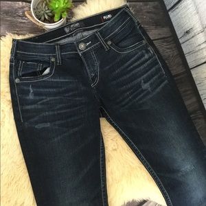 Silver Jeans Distressed Boyfriend Skinny W26/L29